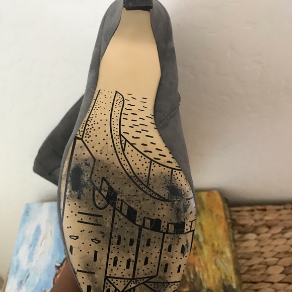 Grey shade boots ... worn once! - Picture 4 of 5